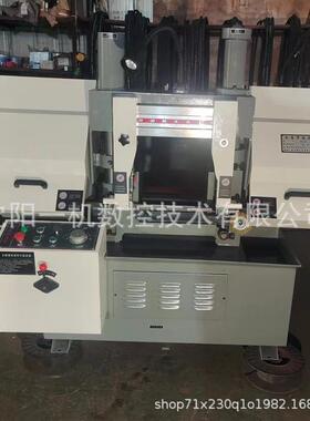 金属带锯床GB4028液压半自动45度转角锯床钢材斜角切割