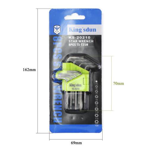 友福crvL型六角梅花扳t5-t20单个六角梅花螺丝刀改锥五金工具