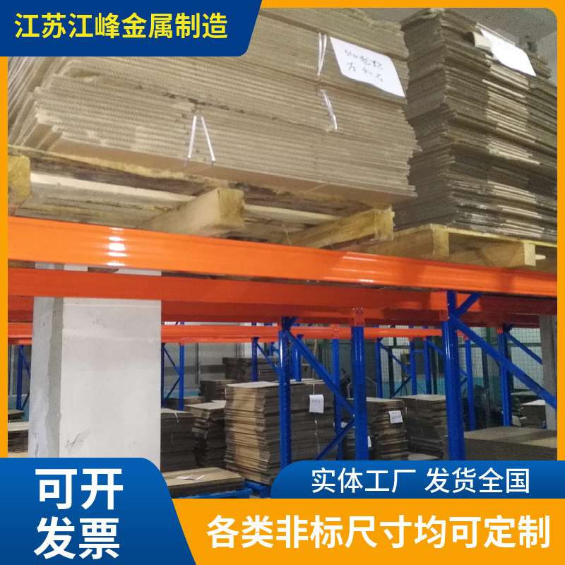 重型加厚货架横梁式仓储二层储物架库房高位立体式仓储架托盘货架