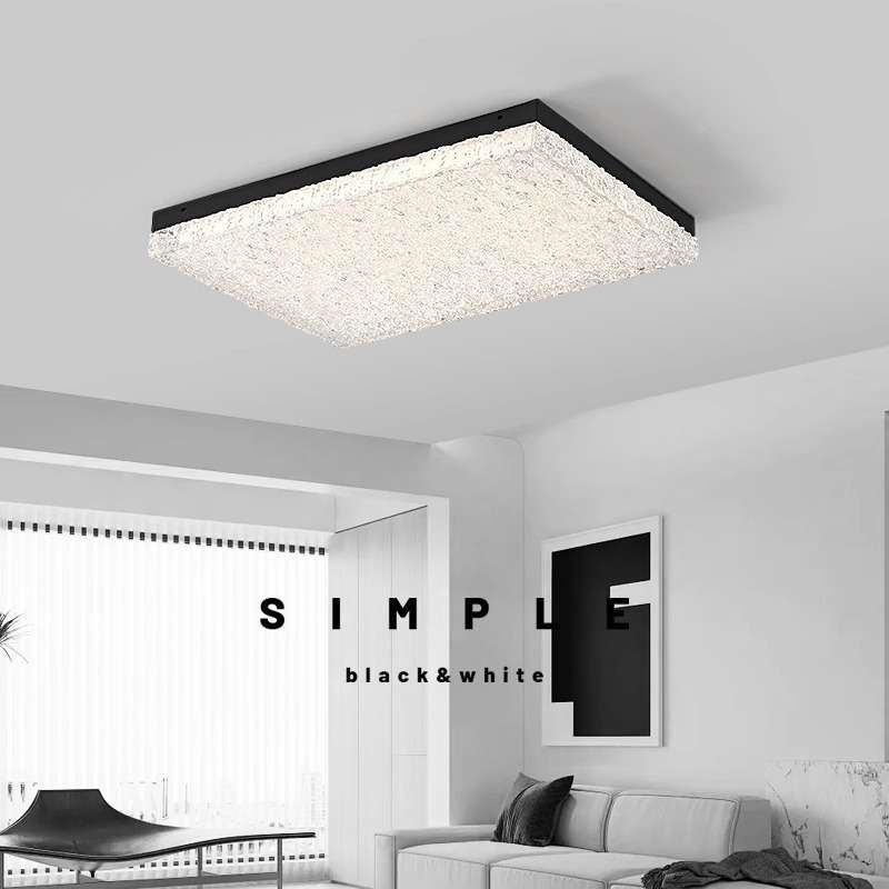 意式极简客厅灯长方形超亮高级感大气2024新款设计师大厅灯卧室灯