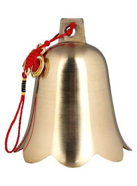 聚缘阁铃铛挂件铜车铃铜钟大门平安宠物狗铃铛铜铃中式家居摆件