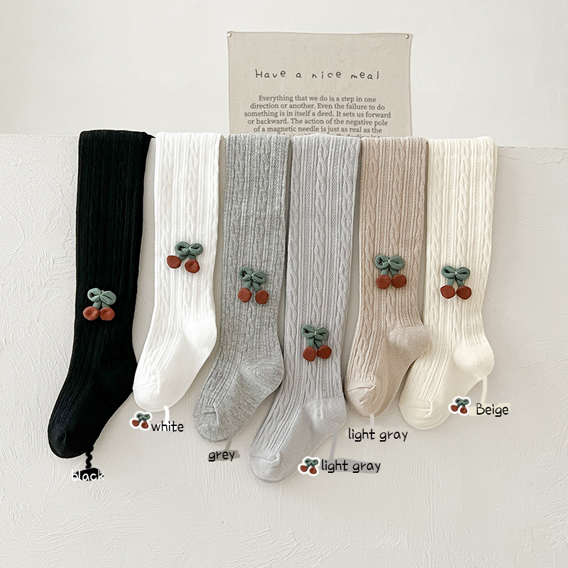 宝宝打底裤春秋薄款女童裤袜打底袜白色纯棉儿童连裤袜婴儿连体袜