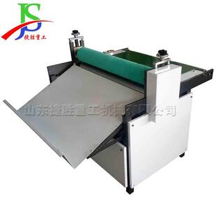 纸壳包装滚整筒泡机 厚纸薄纸书封面平机 海去28627绵板泡沫板压