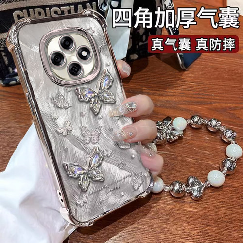 适用OPPOA系列闪钻蝴蝶手机壳