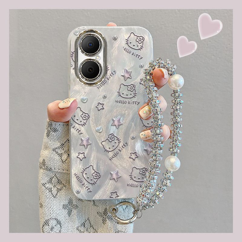 适用华为畅享系列爱心kt猫手机壳