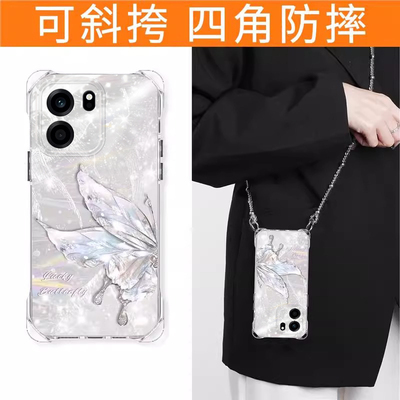 适用一加系列水钻蝴蝶手机壳