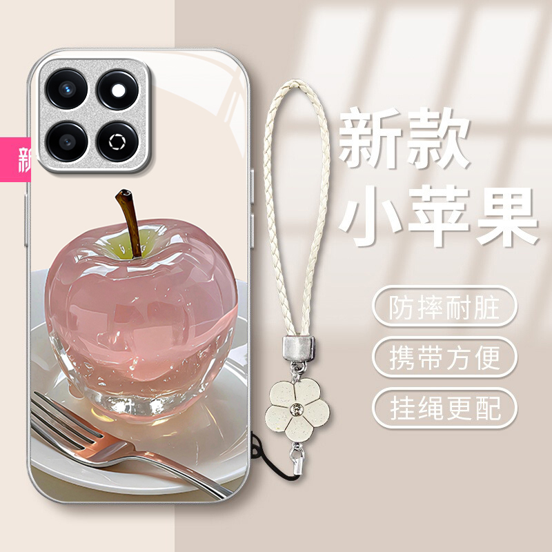 适用畅玩系列水晶苹果手机壳