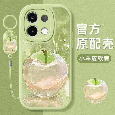 适用OPPOK系列水晶苹果手机壳