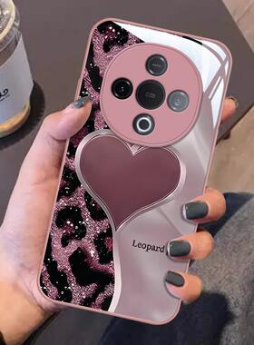 适用VIVOY300手机壳Y300Pro新女款Y200i金属漆Y100玻璃Y97高级感Y78+豹纹Y77E爱心Y55s防摔Y30G保护套Y17硬Y3