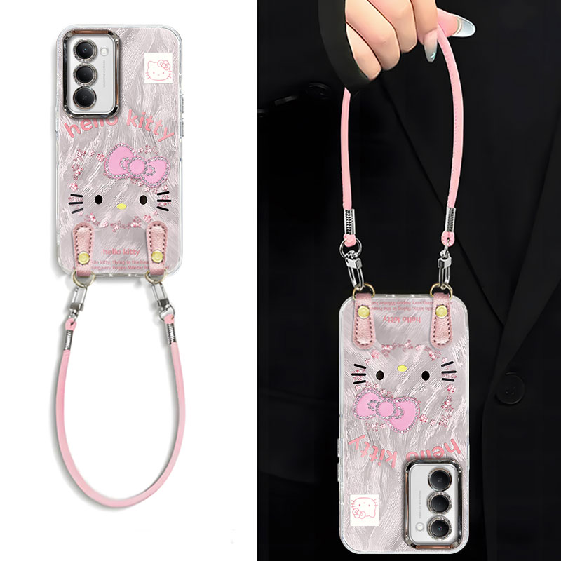 适用红米Note系列碎花凯蒂猫外壳