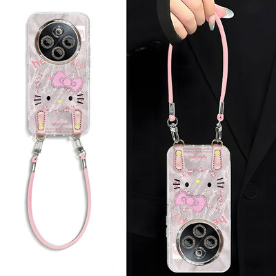 适用vivoY系列碎花凯蒂猫手机壳