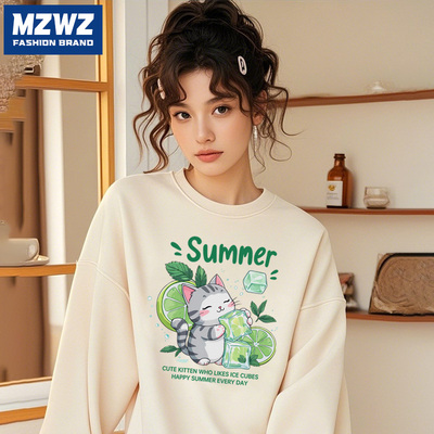 连帽卫衣女2025新款士早秋