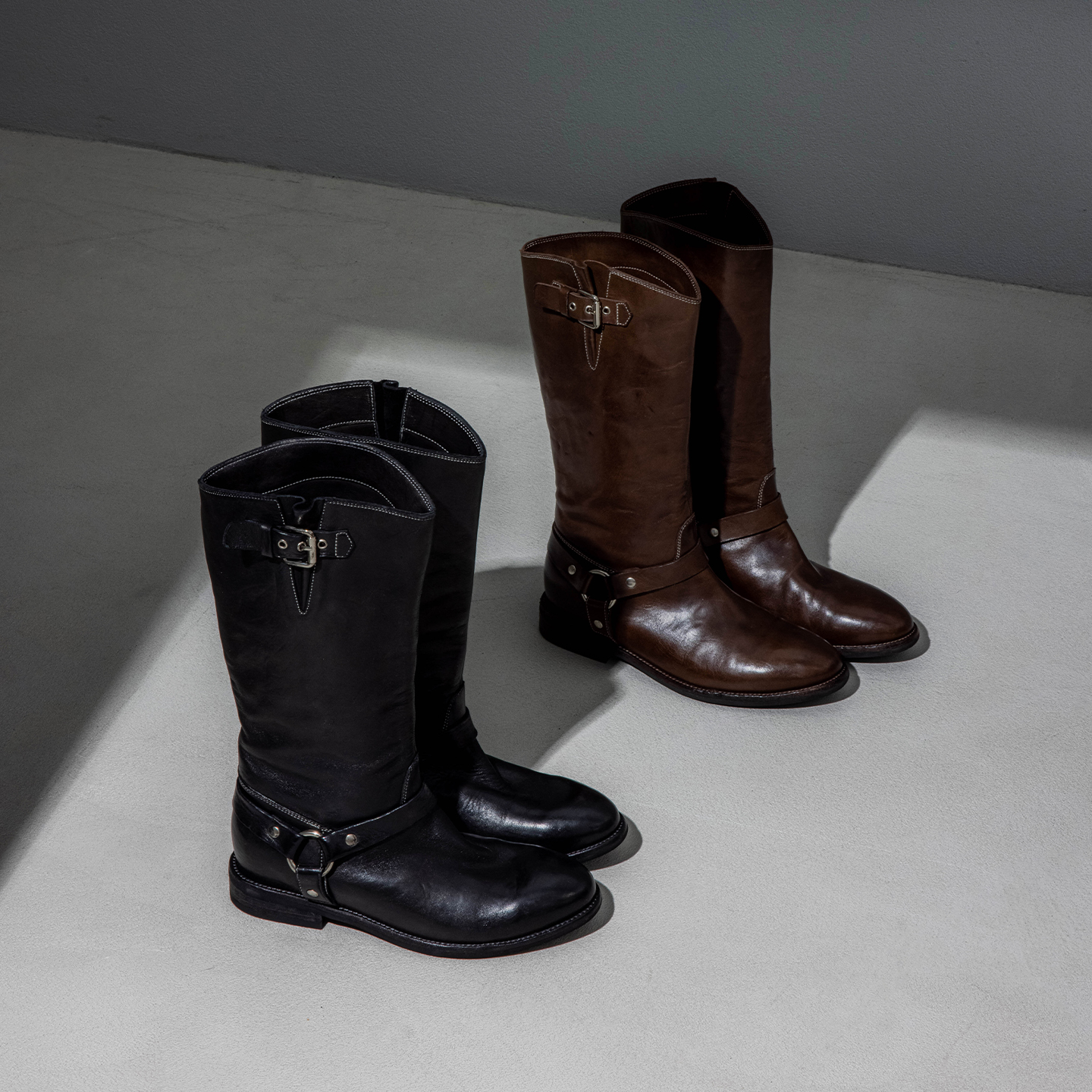 曼晨骑士靴厚底长筒靴女长靴子