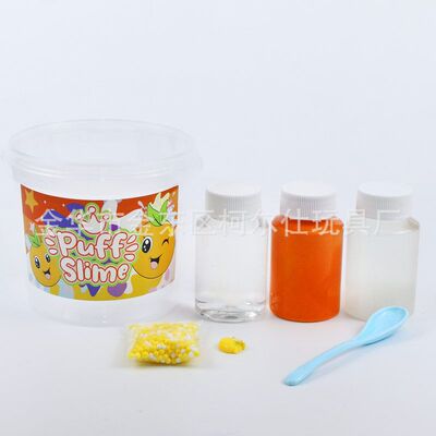 自制DIY史莱姆套装水晶泥胶水套装slime kit 彩泥玩具厂家直销