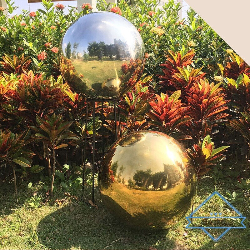 定制适用304不锈钢球楼梯护栏装饰球不锈钢圆球空心球浮球围墙大