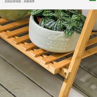 阳台装饰实木花架子置物架客厅落地悬挂式多层室内地面盆栽花盆架