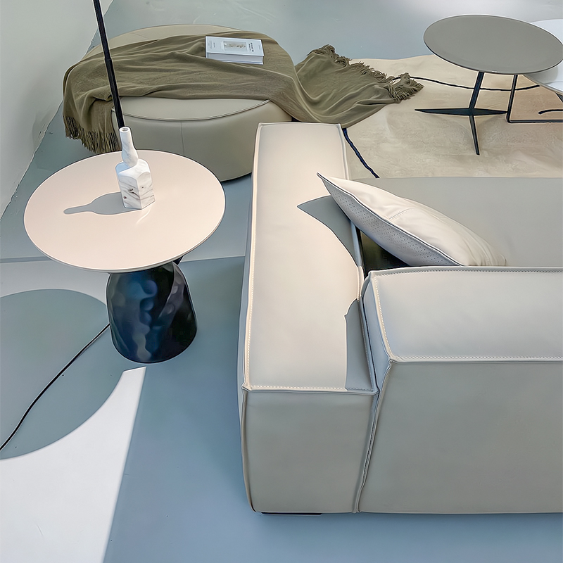 豆腐块直排沙发小户型科技布艺北欧表情宅寂风方块baxter网红极简