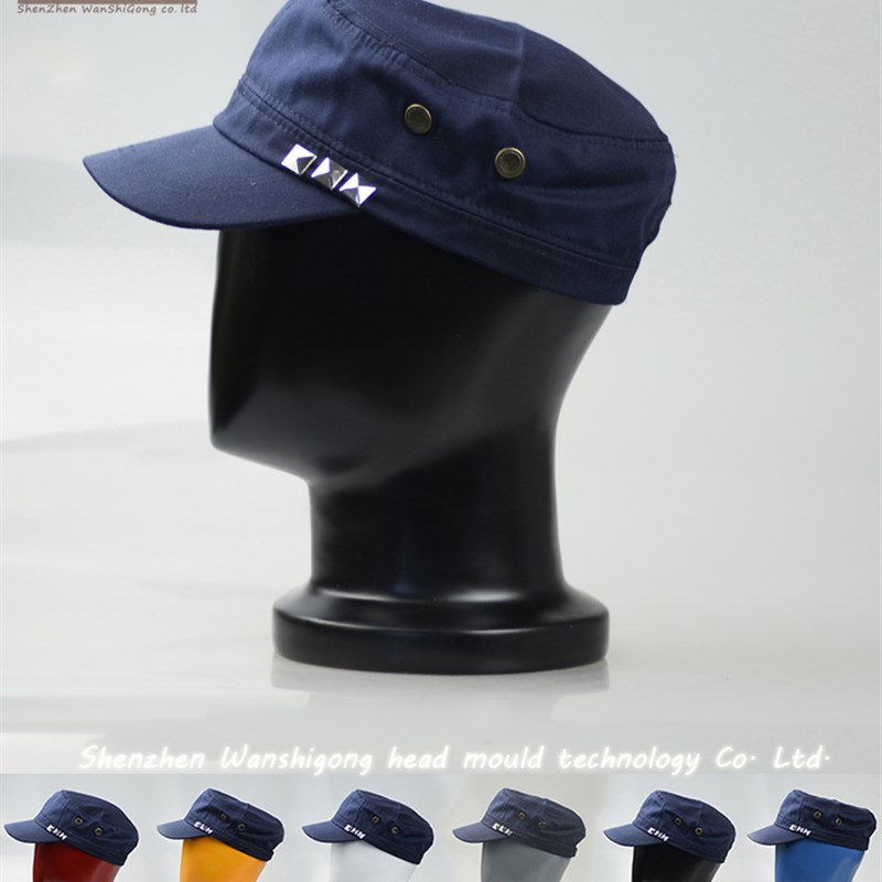 无脸假人头支架抽象模特头假人模型头男士拍照模特帽子耳机展示架