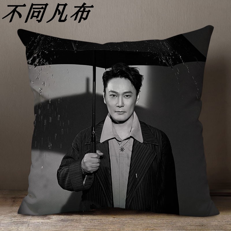 张信哲演唱会应援抱枕纪念品靠枕靠垫护腰汽车办公室腰枕被子两用