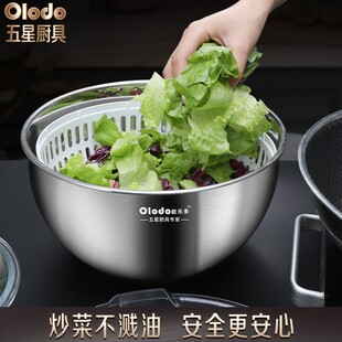 蔬菜脱水器手动甩干机沙拉洗菜盆甩菜器旋转脱水篮果蔬沥去水神器