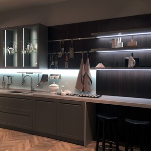 明装 暗藏橱柜层板灯酒柜隔板灯条 免开槽led衣柜感应线条灯嵌入式