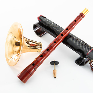赵氏唢呐乐器全套专业演奏纯铜高档非洲小叶紫檀D调降B调索拉唢呐