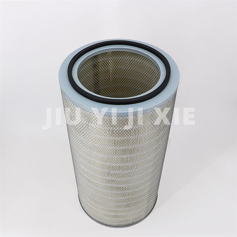 除尘滤芯P191194 白色阻燃除尘滤筒 24平方 圆筒双通工业除尘激光