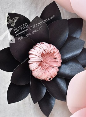 婚庆橱窗展示婚礼影楼背景装饰舞台道具Z083大型纸花35朵组合