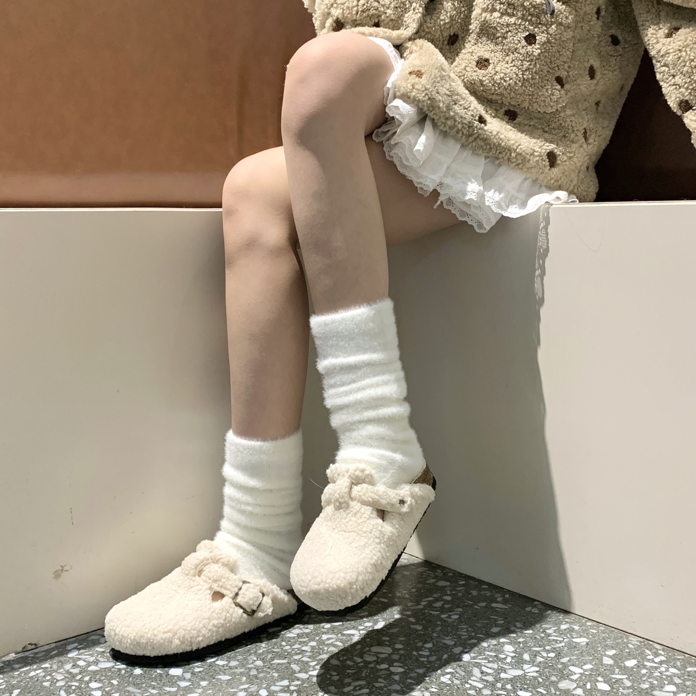 腿套秋冬jk小腿袜百搭