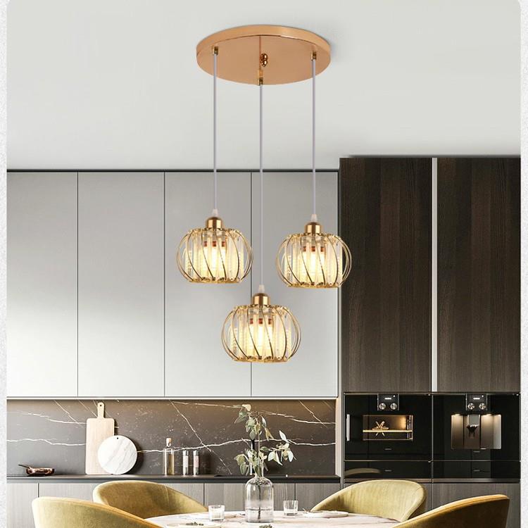 餐厅灯吊灯简约现代创意2024款中古吧台卧室过道床头北欧饭厅灯具