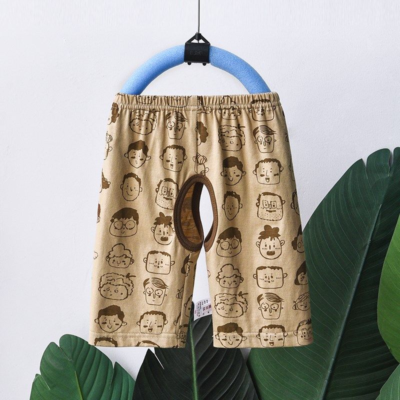 婴儿开裆裤夏季薄款男女宝宝纯棉a类戒尿不湿1到3岁七分裤中裤,童装/婴儿装/亲子装,家居裤/睡裤,淘宝优惠券,粉丝福利购,淘宝优惠卷