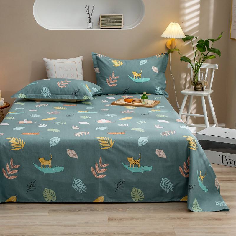 全棉床单单件 1.5/1.8/2.0/2.2m米床上用品纯棉被单床裙学生宿舍,床上用品,床单,淘宝优惠券,粉丝福利购,淘宝优惠卷