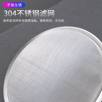 304不锈钢滤油网筛厨房捞隔滤泡捞漏勺家用豆浆果汁超细密过滤网