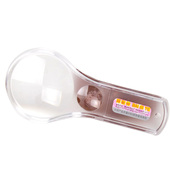 拜斯特放大镜老人阅读5倍手持10倍双倍率迷你看书透明儿童扩大镜