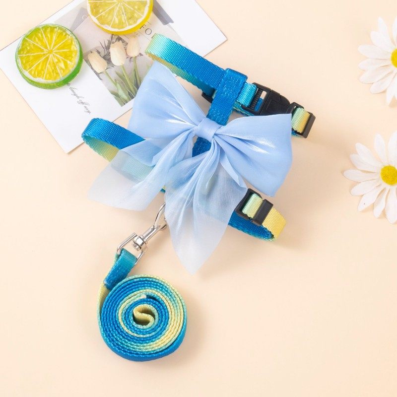 猫咪牵引绳胸背带工字型防挣脱安全扣外出专用可爱蝴蝶结遛猫链子,宠物/宠物食品及用品,猫牵引绳,淘宝优惠券,粉丝福利购,淘宝优惠卷