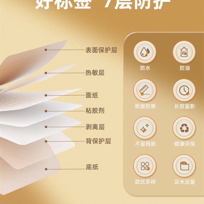 精臣B21/B1/B3S/B32/Z401【文件管理标签纸】不干胶影印纸档案文