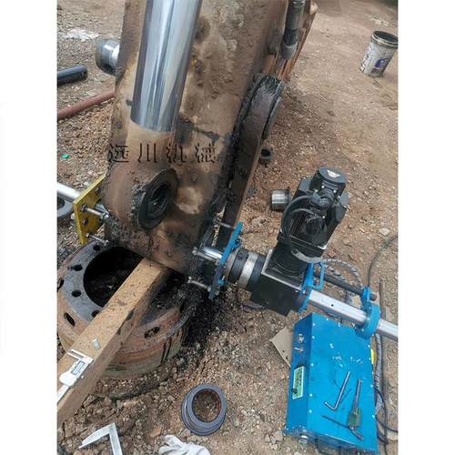 50型镗焊一体机 挖机修补工具 电动挖机大臂镗孔焊接一体机