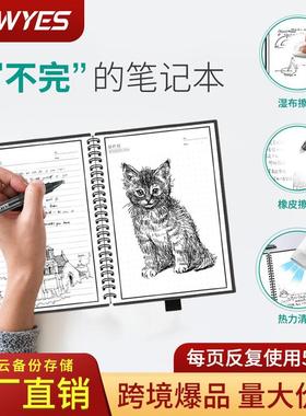 NEWYES创意纸质笔记本App备份 可重复擦写书写绘画手抄商务笔记本