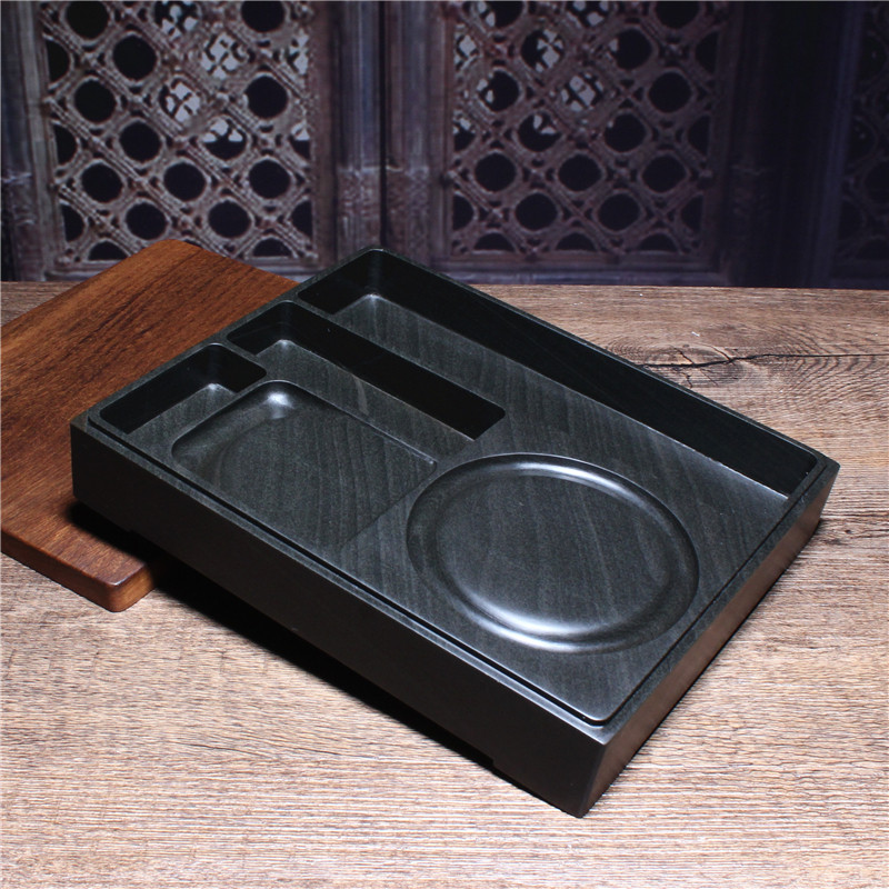 高档收藏歙砚砚台精品多功能素砚池E天然原石老坑鱼子籽料龙尾文,文具电教/文化用品/商务用品,砚台,淘宝优惠券,粉丝福利购,淘宝优惠卷