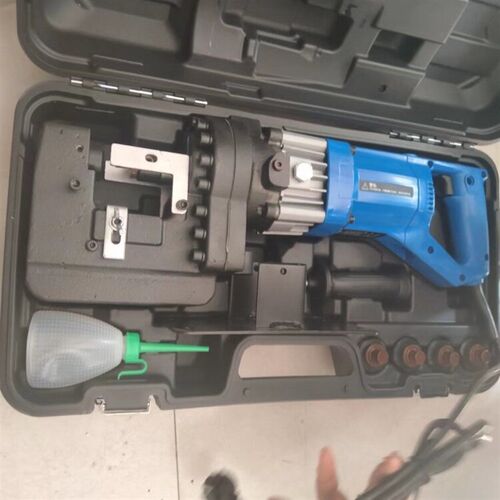 PL-30槽钢电动冲孔机 便携式液压冲孔机 1300W大功率圆孔打眼机
