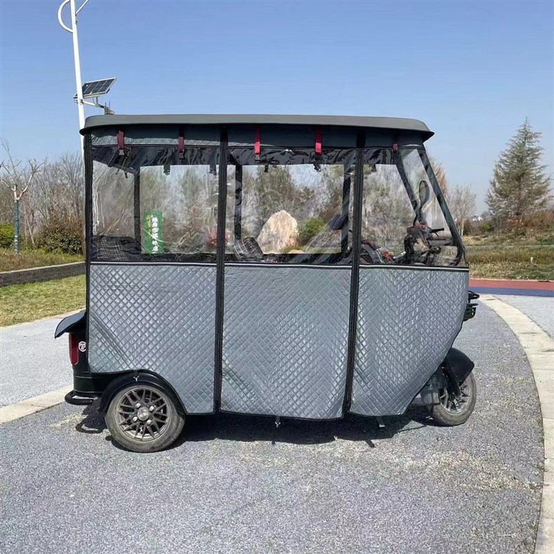电动三轮车防水防雨车棚防雨罩全封闭雨帘新款爱玛遮X雨蓬防寒厚