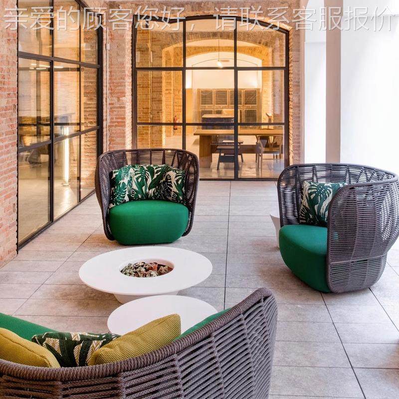 北欧户外沙发组合设计防水防晒休闲别藤编沙师发外墅花园室649庭,住宅家具,户外沙发,淘宝优惠券,粉丝福利购,淘宝优惠卷