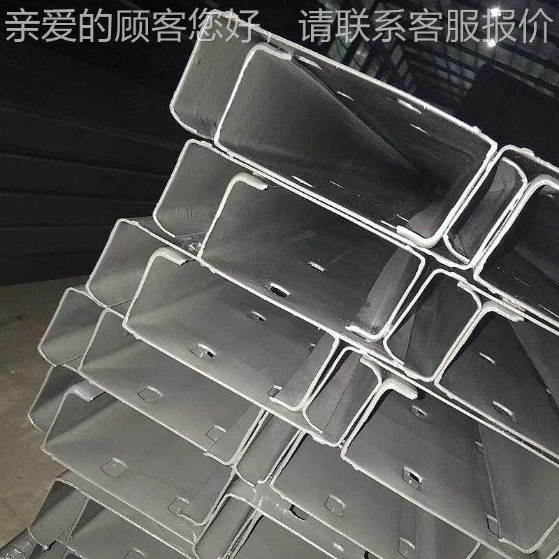 /工钢449镀锌天沟厂家 U型槽儿墙白铁水女沟排水加 折弯压型C型构
