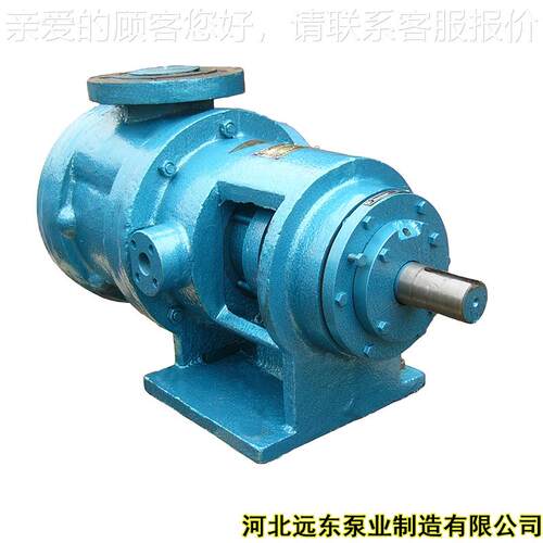 聚合树量脂液输送泵流:6.3m3/,压799力:1.0Mpa用YNP320配电机:XWD
