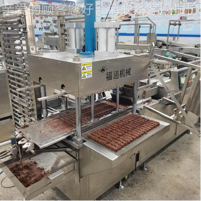 克力燕麦糖压块机厚薄361巧调巧克力燕麦酥机器型巧克力燕麦棒成