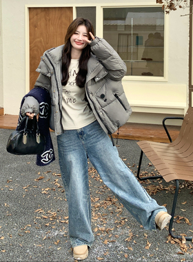 现货！现货！现货！时尚爆款连帽50绒羽绒服2C212-G199-P255-K388