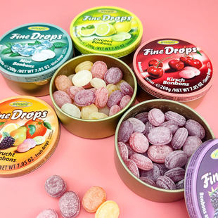 Woogie什锦水果糖200g德国进口零食礼物儿童年货糖果礼盒礼品硬糖