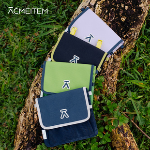 ACMEITEM爱棵米 户外撞色休闲斜挎包便携小巧精致出行小包