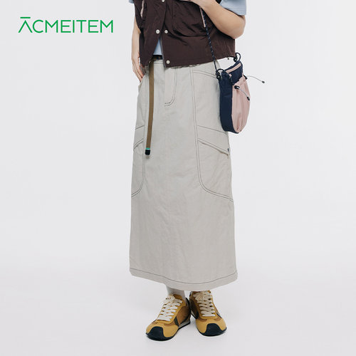 ACMEITEM户外休闲工装口袋半身裙