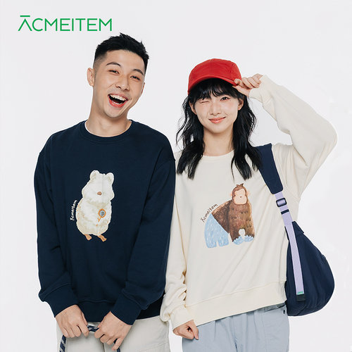 ACMEITEM爱棵米户外亲子印花卫衣